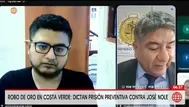 Prisión preventiva para investigado por robo de lingotes de oro