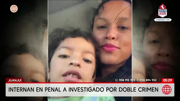 Prisión preventiva en Juanjuí para investigado por doble crimen. Foto: América Noticias