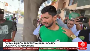 Dictan prisión preventiva para sicario que mató a periodista en Iquitos. Foto y video: América Noticias