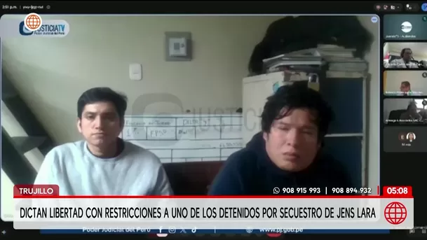 Prisión preventiva para siete investigados por caso de Jenss Lara. Foto: América Noticias