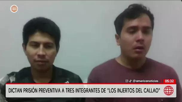 Dictan prisión preventiva a tres integrantes de Los injertos del Callao. Foto: Unidad de investigación