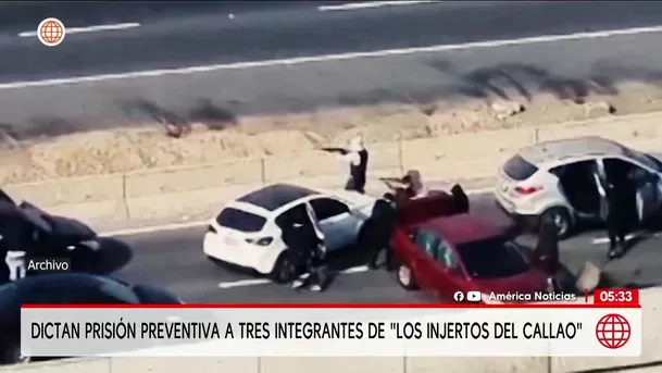 Dictan prisión preventiva a tres integrantes de Los injertos del Callao. Foto: Unidad de investigación