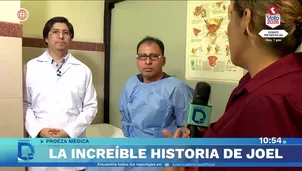 Proeza médica: La increíble historia de Joel. Foto y video: Domingo al día