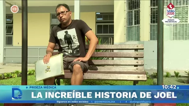Proeza médica: La increíble historia de Joel. Foto: Domingo al día Proeza médica: La increíble historia de Joel. Foto: Domingo al día
