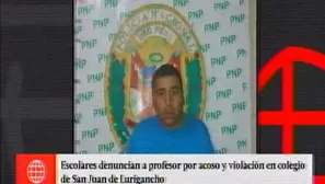 Acosador detenido en San Juan de Lurigancho. América Noticias