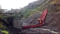 El puente Mesacancha colapsó anteriormente. Foto: Radio Quillabamba