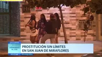 Denuncian que hay prostitución clandestina en San Juan de Miraflores. Domingo al Día