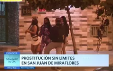 Prostitución sin límites en San Juan de Miraflores - Noticias de prostitucion