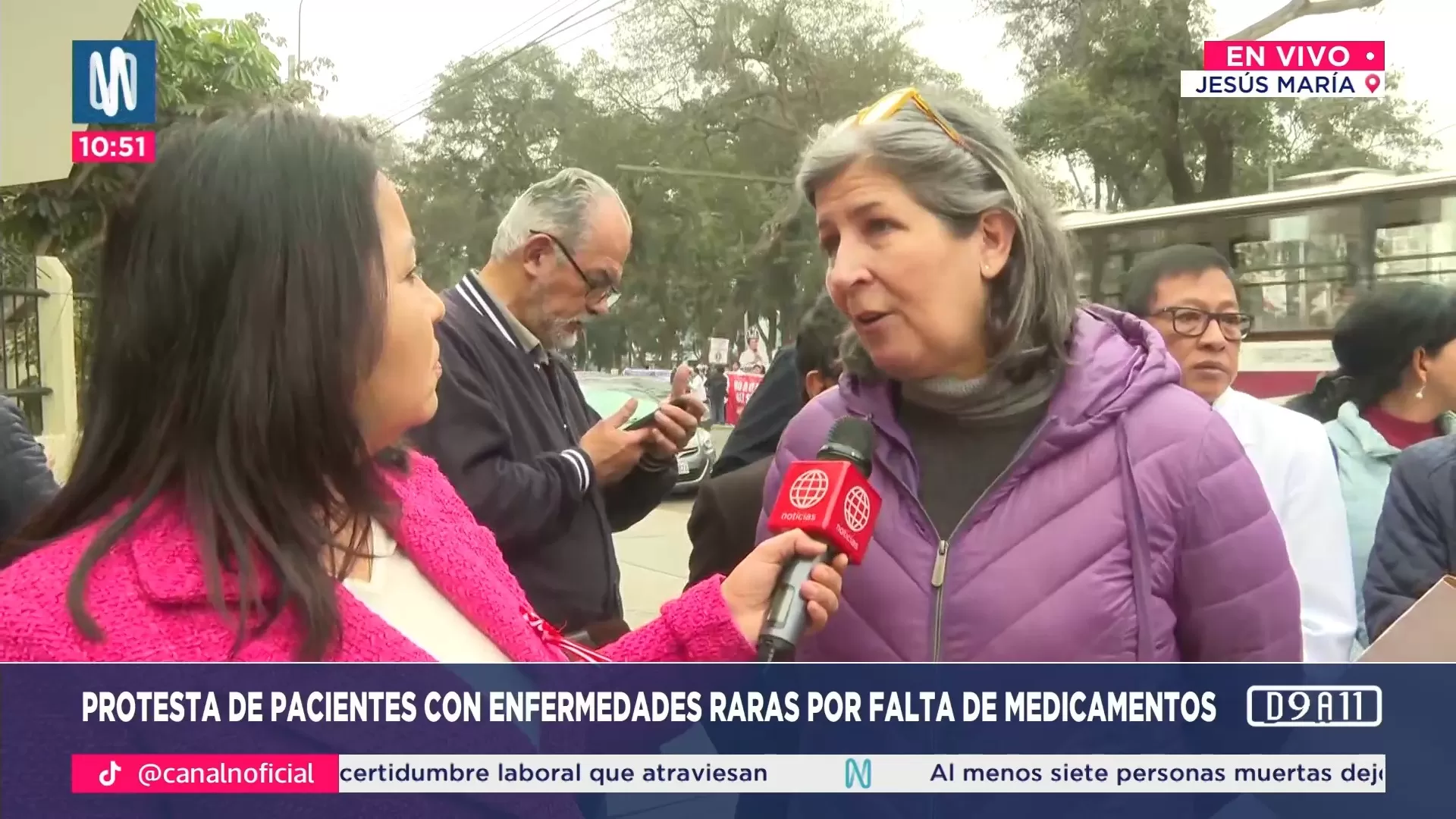 Pilar Estremadoyro, vicepresidenta de la Federación Peruana de Enfermedades Raras | Imagen: Canal N