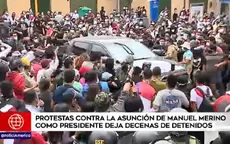 Protestas contra asunción de Manuel Merino como presidente deja decenas de detenidos - Noticias de despacho-presidencial
