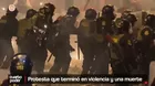 La protesta que terminó en violencia y una muerte