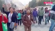 Protesta en Tarma: bloqueo de carretera afecta a cientos de buses