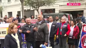 Los manifestantes piden una gestión que priorice la atención de calidad para los pacientes. / Video: Canal N