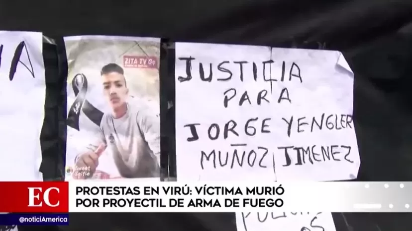 Protestas en Virú: Necropsia confirmó que joven murió por proyectil de arma de fuego