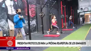 Gimnasios alistan protocolos de bioseguridad.