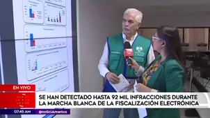 Se inició la fiscalización electrónica. Foto: América TV