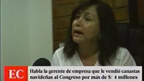 Maritza Ruiz, la gerente general de Soanpro. Foto y Video: América Noticias