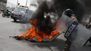 Bloqueo de carreteras en el país. Foto: Archivo El Comercio