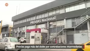 Provías Nacional desembolsa millones mediante órdenes de servicio. Especialistas advierten indicios de fraccionamiento y cuestionan contrataciones con empresas intermediarias. Video: Cuarto Poder