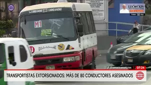 La extorsión, el cobro de cupos y el sicariato continúan golpeando al transporte público en Lima y Callao, con atentados que han dejado más de 80 víctimas mortales, según las cifras mencionadas en el informe./ Video: América Noticias