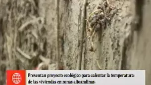 Crean proyecto para aumentar temperatura de viviendas. Foto: captura de TV