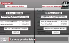 La otra prueba falsa: Bruno Pacheco adulteró examen de covid-19 - Noticias de prueba-docente