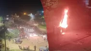 Pucallpa: bloqueo en vía Basadre deja al menos seis heridos