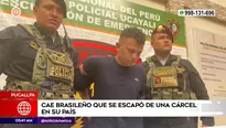 Brasileño que escapó de cárcel en su país fue capturado en Pucallpa. Foto y video: América Noticias