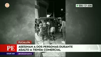 Asesinato en Pucallpa. Foto y video: América Noticias