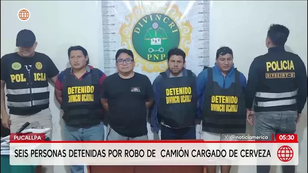 Hallan 2400 cajas de cerveza robadas en local nocturno de Pucallpa. Foto: América Noticias Hallan 2400 cajas de cerveza robadas en local nocturno de Pucallpa. Foto: América Noticias