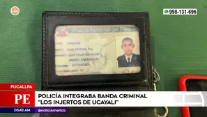 Policía integraba banda criminal en Pucallpa. Foto y video: América Noticias