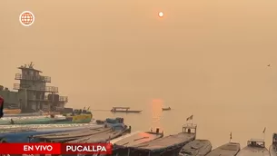 Embarcación naufragó en el río Ucayali. Foto y video: Canal N