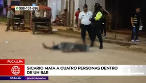 Múltiple asesinato en Pucallpa. Foto y video: América Noticias