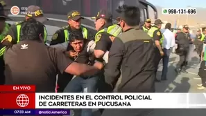 La intervención se realizó en el kilómetro 56 de la Panamericana Sur