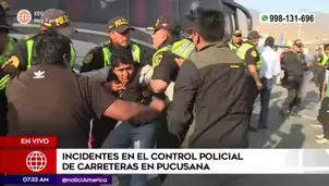 La intervención se realizó en el kilómetro 56 de la Panamericana Sur