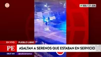 Serenos son asaltados en Pueblo Libre. Foto y video: América Noticias