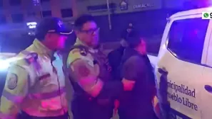 Atentos a lo que venía sucediendo, agentes del distrito intervinieron a los delincuentes. / Video: América Noticias