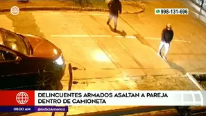 Delincuentes asalta a pareja | Video: América Noticias