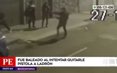 Pueblo Libre: Joven fue baleado al intentar quitarle pistola a ladrón - Noticias de Pueblo Libre