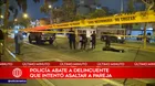 Pueblo Libre: Policía abate a delincuente que intentó asaltar a pareja