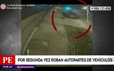 Pueblo Libre: Por segunda vez roban autopartes de vehículos - Noticias de autopartes
