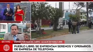 Los vecinos de la zona reclaman la desinstalación de la antena. Foto-Video: América Noticias