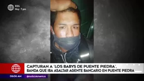 Detienen a banda en Puente Piedra. América Noticias