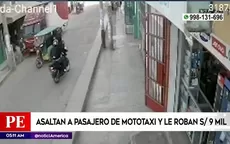Puente Piedra: Asaltan a pasajero de mototaxi y le roban 9 mil soles - Noticias de puente-tarata