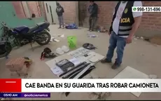 Puente Piedra: Cae banda en su guarida tras robar camioneta - Noticias de 