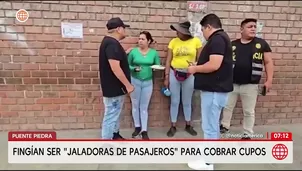 Caen Las Forajidas del Cono Norte por cobrar cupos en Puente Piedra. Foto y video: América Noticias