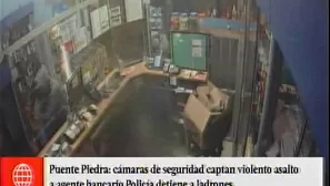 Cámaras captan violento asalto. Foto: captura de TV