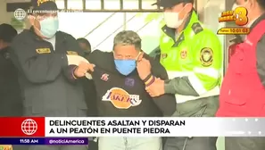 Capturan a delincuentes en Puente Piedra.