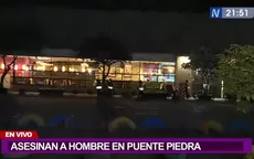 Puente Piedra: delincuentes acribillan a sujeto en el interior de un centro comercial - Noticias de acribillan
