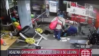 Roban gimnasio en Puente Piedra.